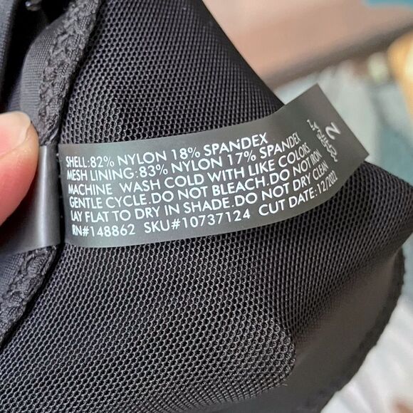 Torrid Women’s NWT’s Plus Size Wireless Lattice One-Piece Black Swimsuit Size 2X - Picture 14 of 14